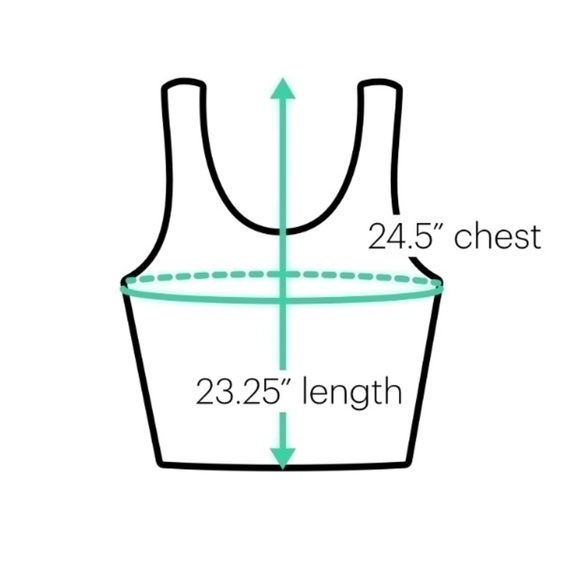 𝅺ribbed slightly cropped tank - Picture 3 of 3